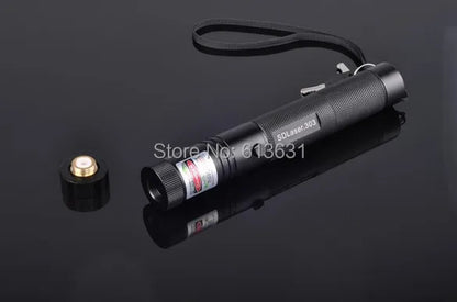 Powerful 532Nm Green Laser Light Pointer - 10000M Range, Focusable, Perfect for Hunting, Cat Play, and Outdoor Adventures!