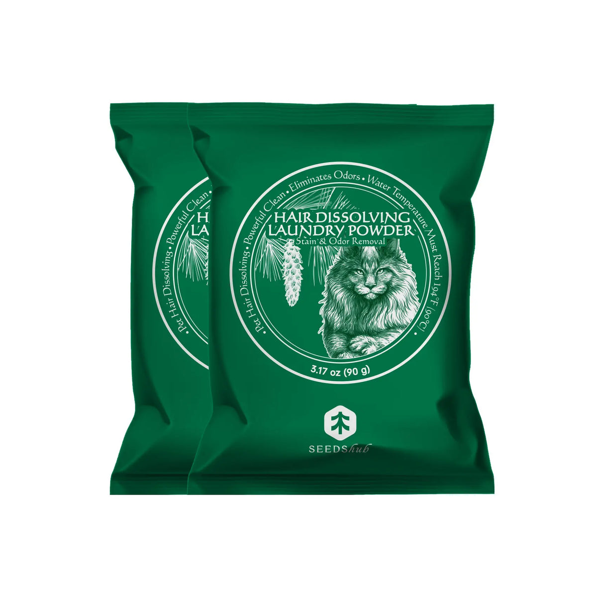 Ultimate Pet Hair Dissolving Laundry Powder - Powerful Stain Remover & Deodorizer for Pet Owners, Safe for All Washers