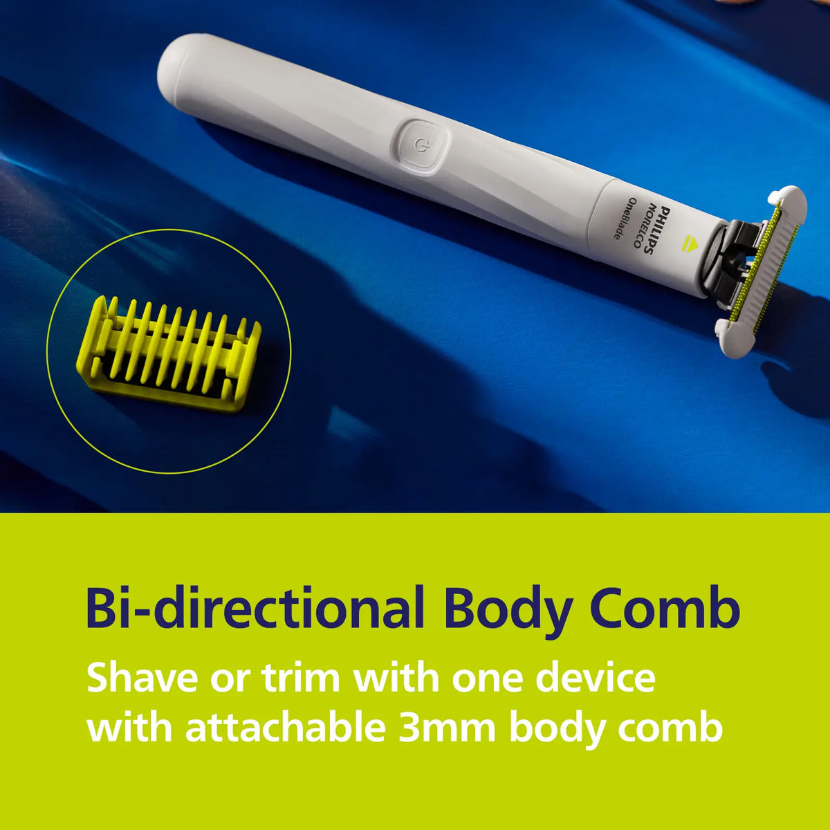 Philips Norelco OneBlade Intimate Groomer - Smooth Steel for Ultimate Comfort