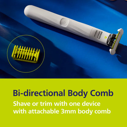 Philips Norelco OneBlade Intimate Groomer - Smooth Steel for Ultimate Comfort