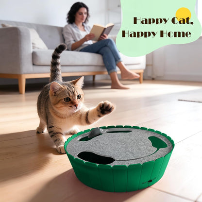 Engaging Interactive Cat Toy with Running Mouse - Automatic Track for Endless Fun!