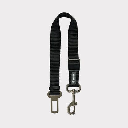 Universal Black Pet Seat Belt Tether for Standard Cars - Safety for Your Furry Friend