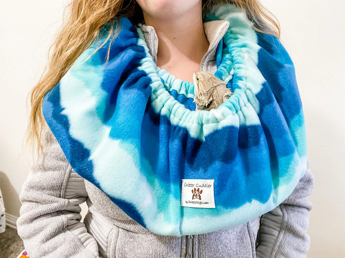 Duke's Digs XL Critter Cuddler - Versatile Animal Carrier & Bonding Sling for Small to Medium Pets, Handmade in the USA, Machine Washable & Dryer Safe