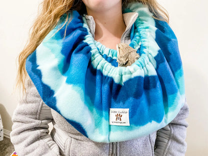 Duke's Digs XL Critter Cuddler - Versatile Animal Carrier & Bonding Sling for Small to Medium Pets, Handmade in the USA, Machine Washable & Dryer Safe