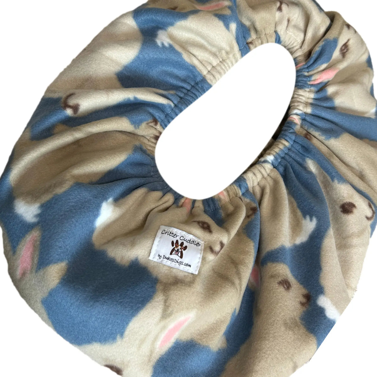 Duke's Digs XL Critter Cuddler - Versatile Animal Carrier & Bonding Sling for Small to Medium Pets, Handmade in the USA, Machine Washable & Dryer Safe
