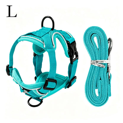 Ultimate Escape Proof Cat Harness & Leash Combo - Adjustable, Reflective, Breathable Mesh Vest for Safe Summer Walks!