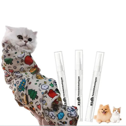 Supetspaw Reusable Cat Grooming Wrap – Stress-Free Nail Clipping & Care Solution, Washable Self-Adhesive Restraint for Cats, Perfect for Grooming, Medication & Travel Storage