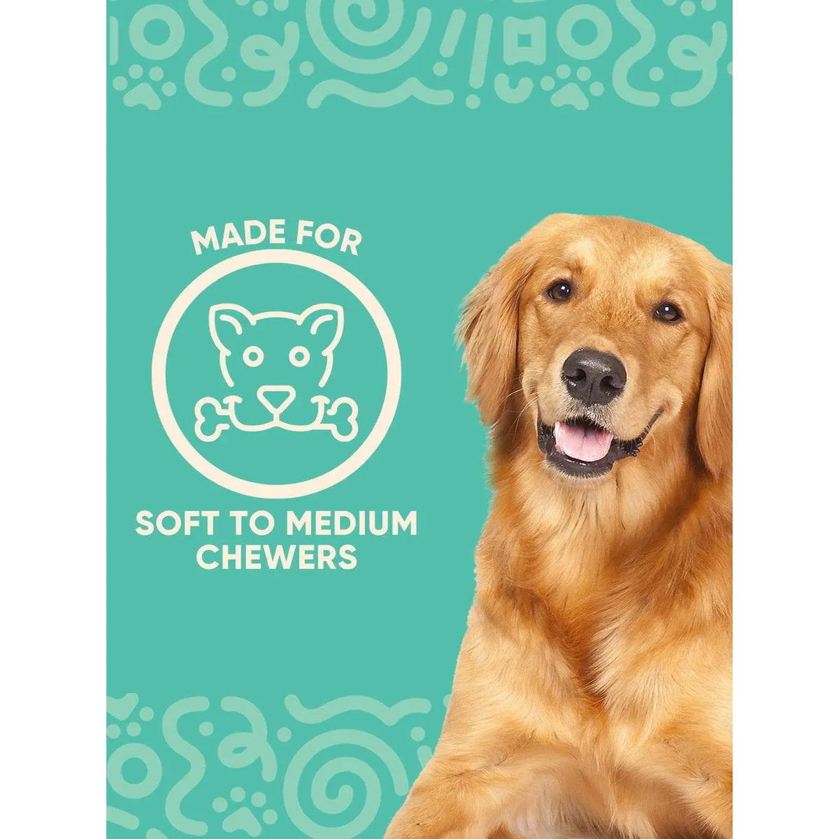 Yomp Chillchew Freezable Cooling Dog Toy – Perfect Teething & Chewing Solution for Soft and Medium Chewers, Made with Safe Non-Toxic Silicone