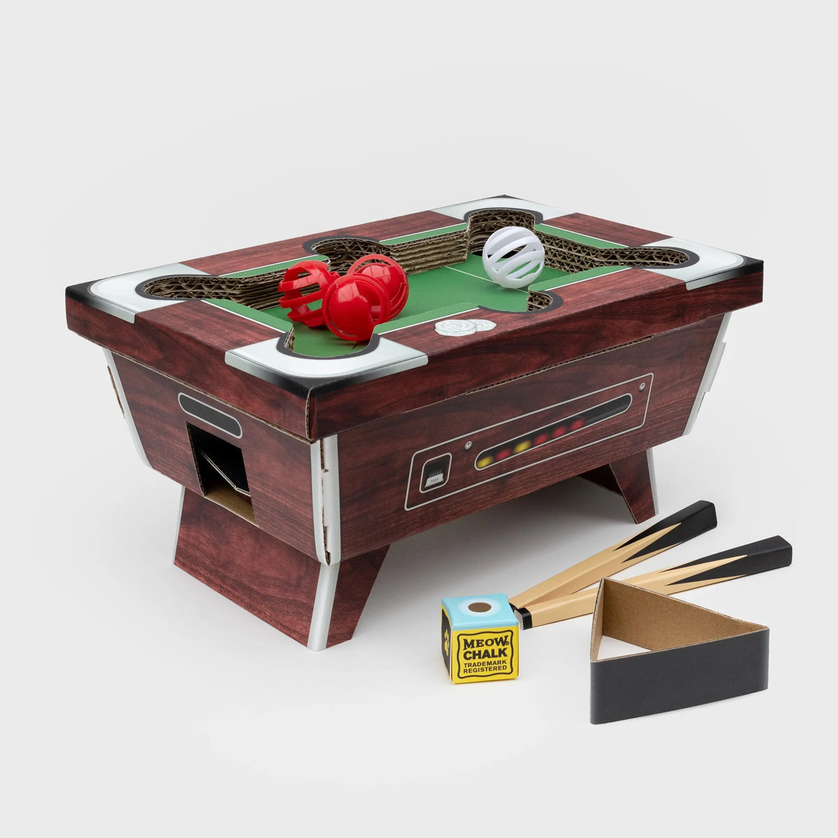 Suck UK Interactive Cat Toy: Cardboard Scratching Board with Ball for Indoor Cats and Kittens