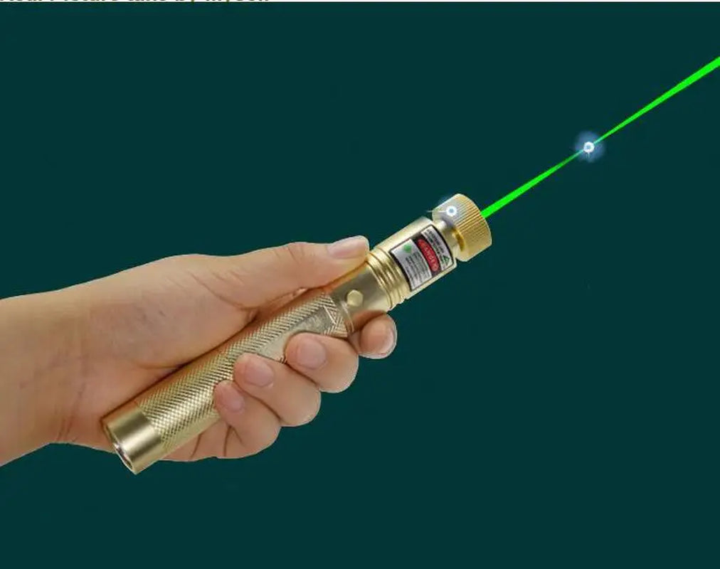 Powerful 532Nm Green Laser Light Pointer - 10000M Range, Focusable, Perfect for Hunting, Cat Play, and Outdoor Adventures!