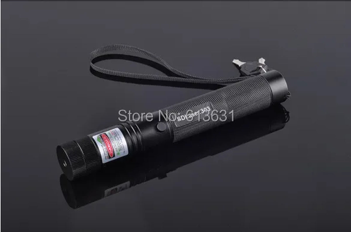 Powerful 532Nm Green Laser Light Pointer - 10000M Range, Focusable, Perfect for Hunting, Cat Play, and Outdoor Adventures!