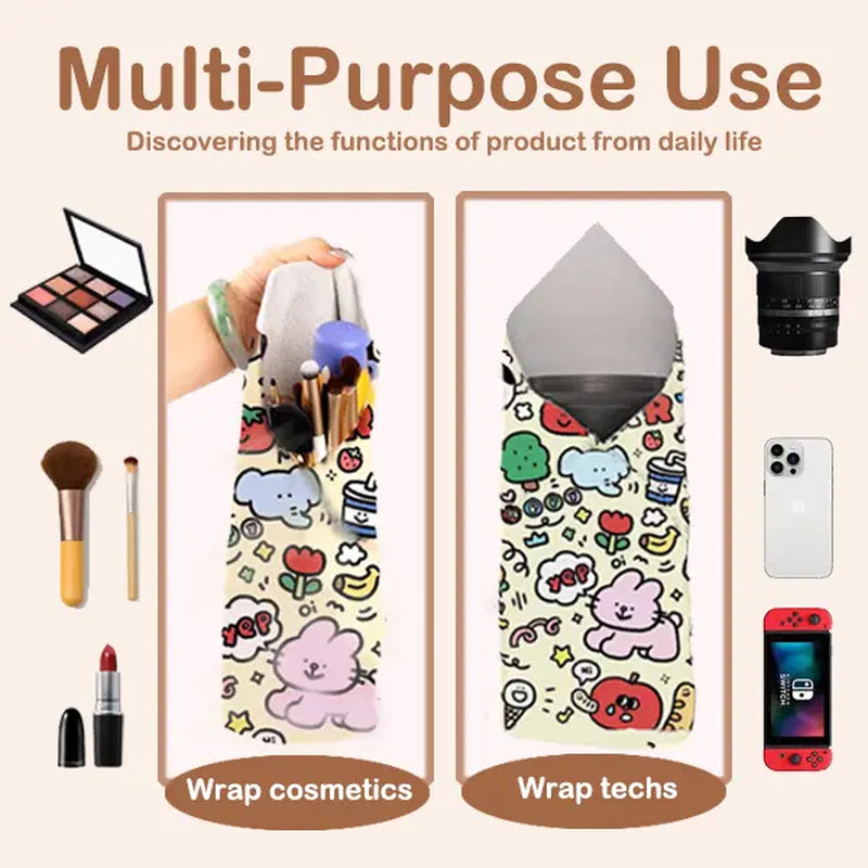 Supetspaw Reusable Cat Grooming Wrap – Stress-Free Nail Clipping & Care Solution, Washable Self-Adhesive Restraint for Cats, Perfect for Grooming, Medication & Travel Storage