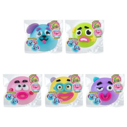 Smushers Curiosities Dog Face Swap Squishy - Soft, Moldable, Slow-Rise Stress Relief Toy